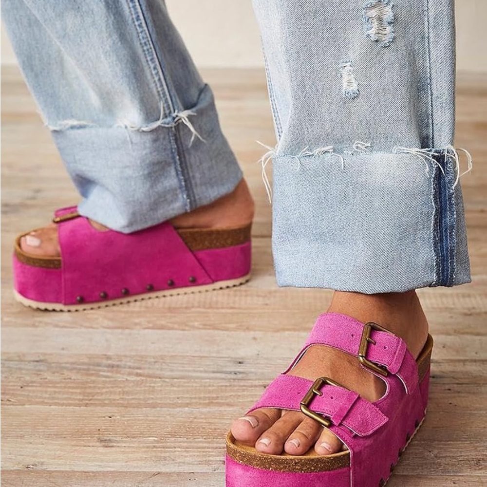 FP inspired Women’s Cork platform Sandal